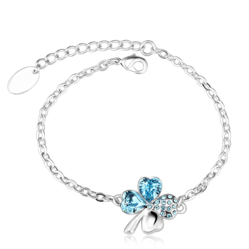 Βραχιόλι Πλατίνα με πέτρες Swarovski
