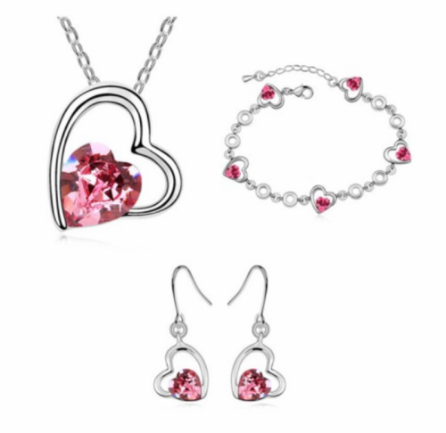 Σετ κοσμημάτων, Πλατίνα με Swarovski EK9039