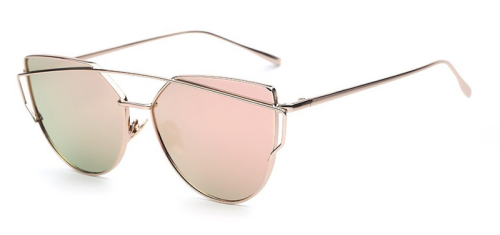 Γυαλιά ηλίου ESTILO Rose Gold Mirror QUEEN 280