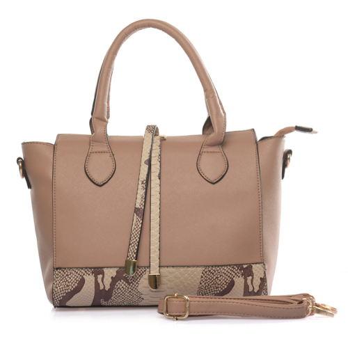 Γυναικεία τσάντα snakeskin VK1727-Apricot