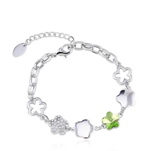 Βραχιόλι b-cool Επιπλατινωμένο, με κρύσταλλα Swarovski BC30209-GR